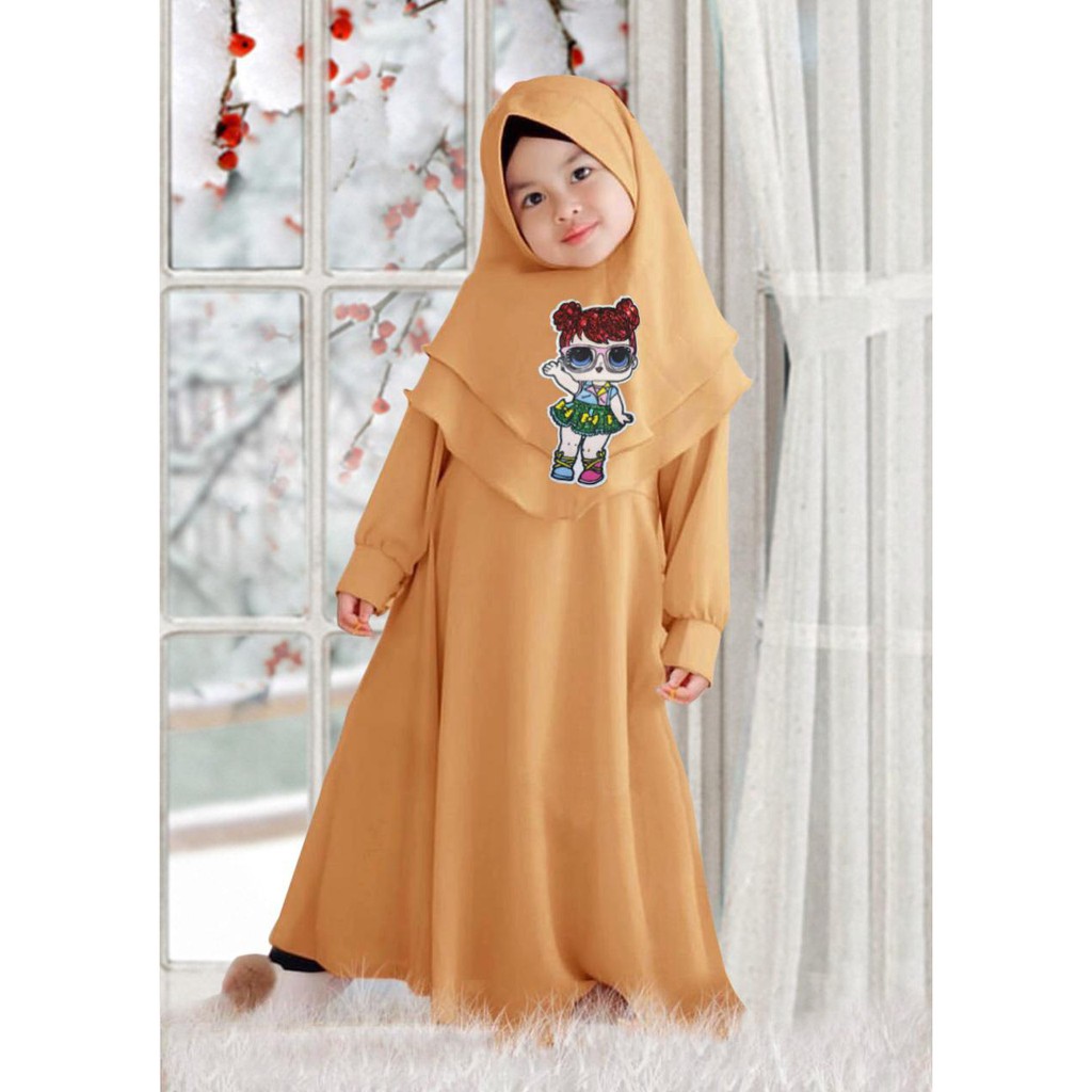 HOPYLOVY - Gamis anak LED Loly Kids bahan Baloteli