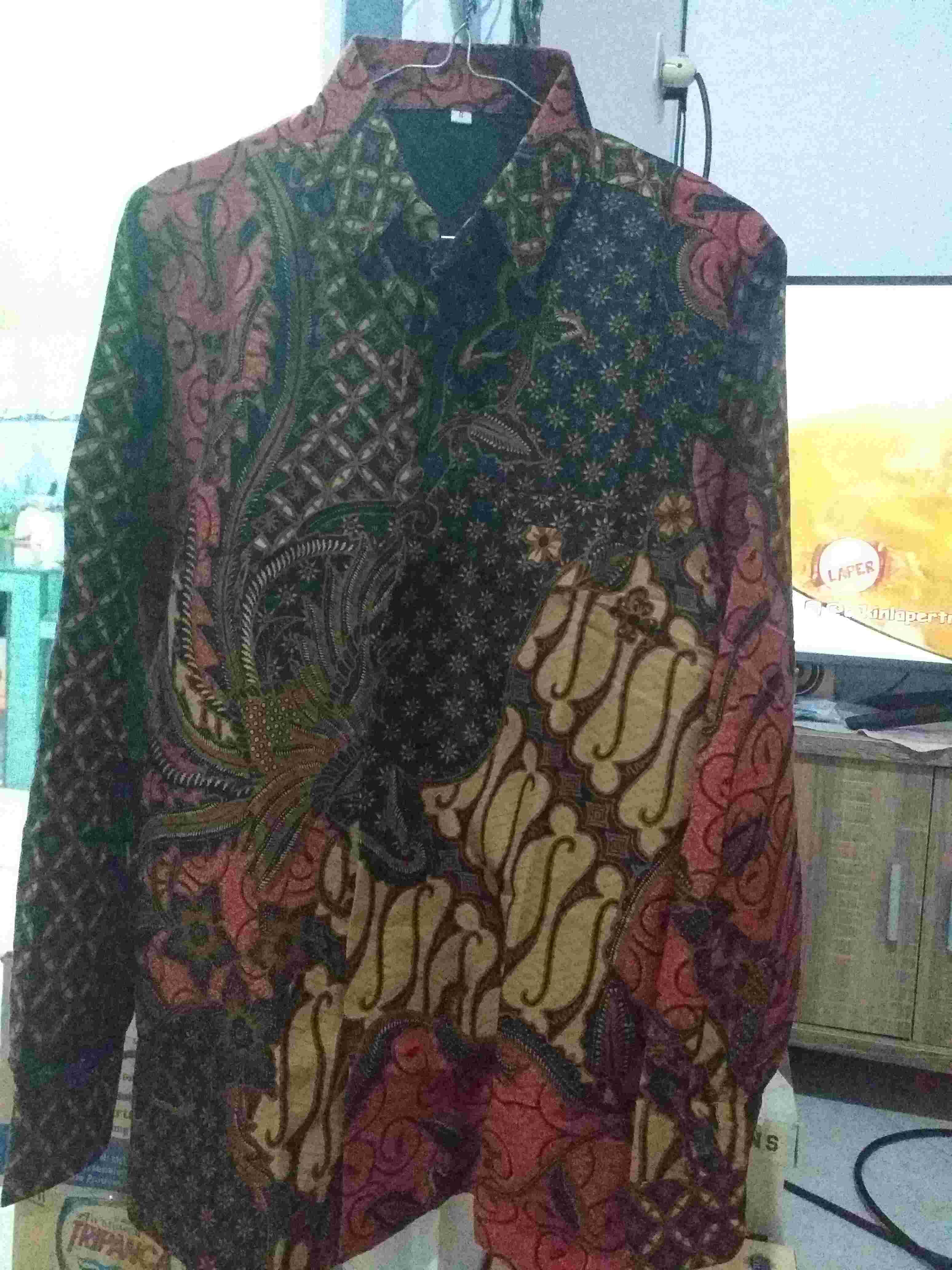 Kemeja Batik Prabu Bahan Dobby Reguler Fit A598