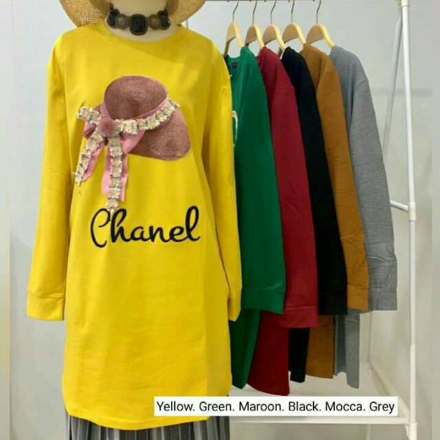 CHANEL TOPI TUNIK IMPORT