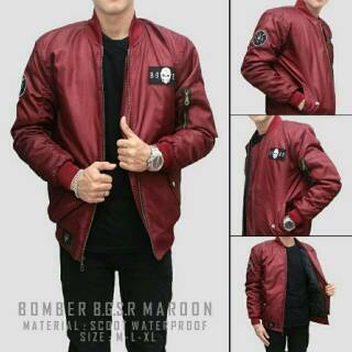 910 Koleksi Model Jaket Bomber Maroon Gratis Terbaik