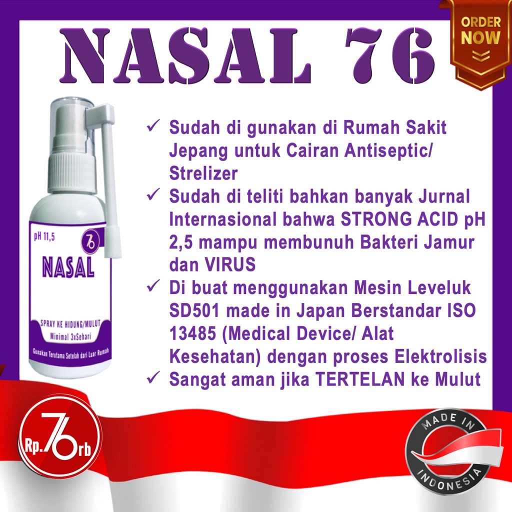 nasal spray anosmia cuci hidung hilang penciuman anti covid corona hand sanitizer spray