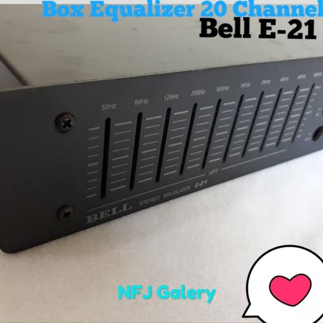 Box BELL Stereo Equalizer E-21