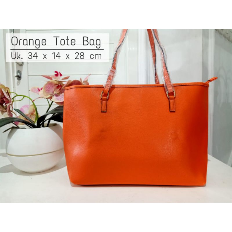 Tas Orange Tote Bag Sophie Martin Tas Sophie Martin Tas Sophie Paris