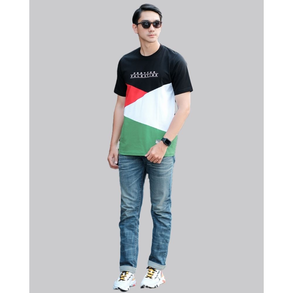 Premium Kaos Dakwah | Kaos Distro Islami | Baju Dakwah | Pakaian Pria | Kaos Palestina 001-3