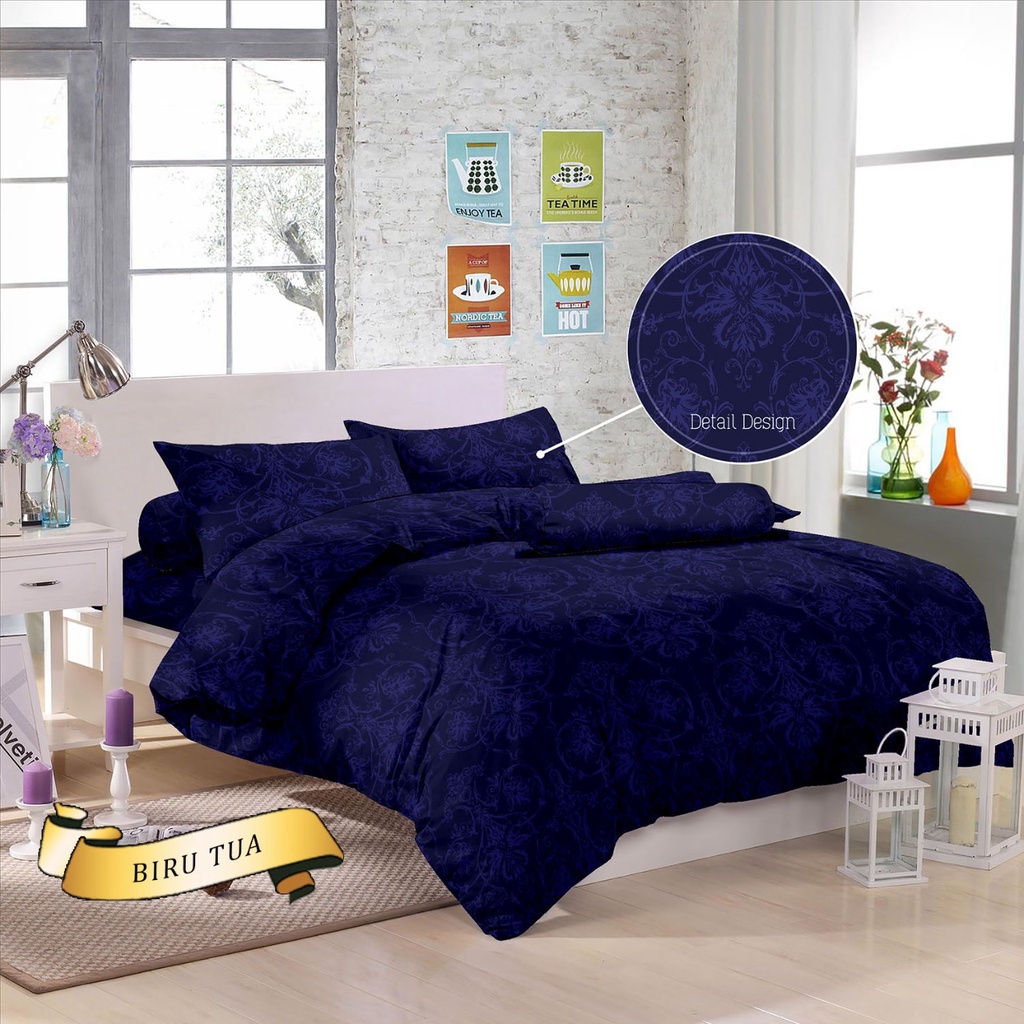 Bedcover Selimut Bahan Katun Motif Aesthetic Super Tebal Premium Quality New Arrival Uk 180x200/200x230