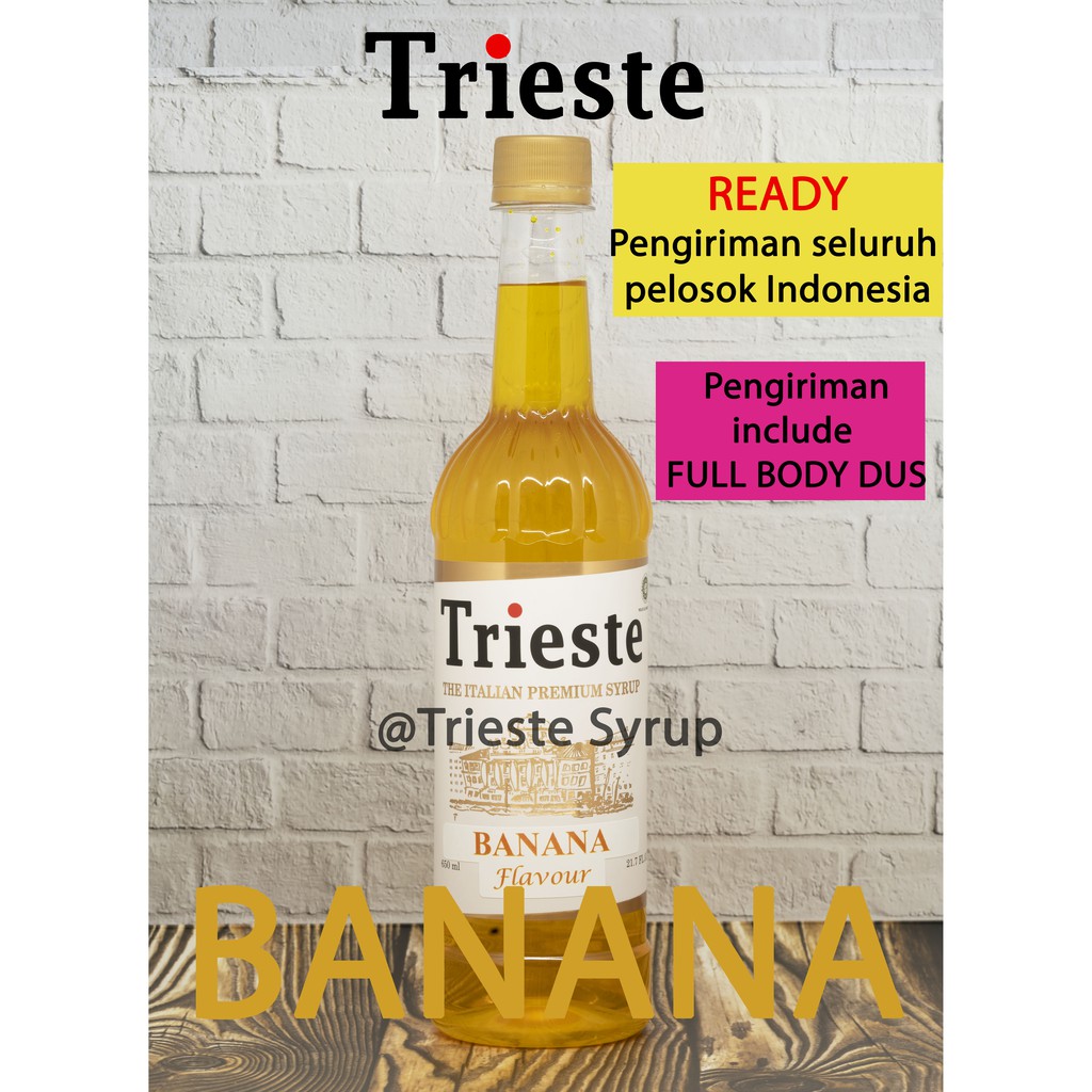 

TRIESTE SYRUP rasa BANANA