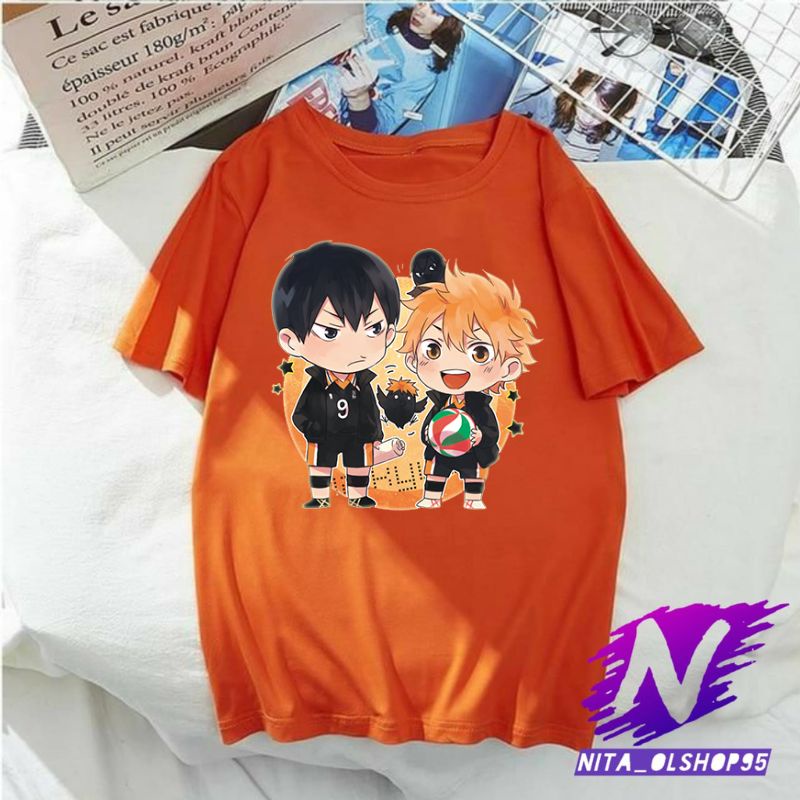 kaos haikyuu baju anak anime haikyuu