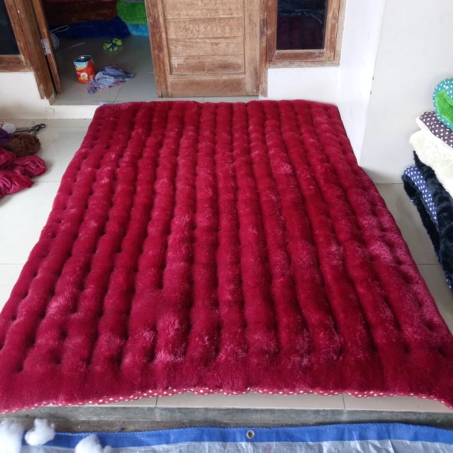 Surpet jumbo bulu premium super duper tebal free bantal