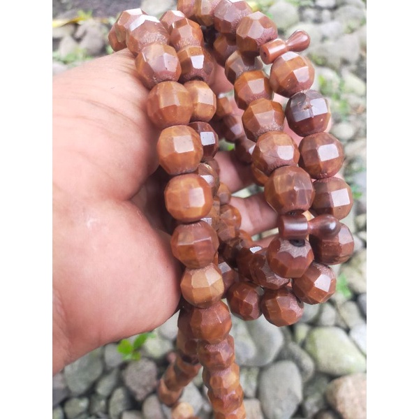 tasbih kokka jumbo 99 cutting diamond asli tasbih premium kaukah original /tasbeh 12mm kokkah crysta