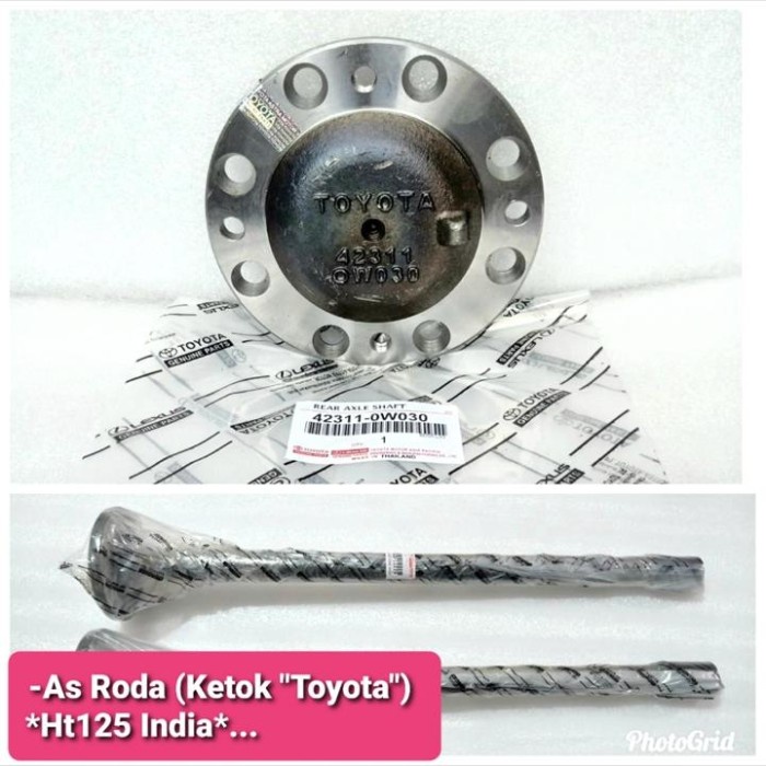 As roda Toyota HT125 India 42311-0W030