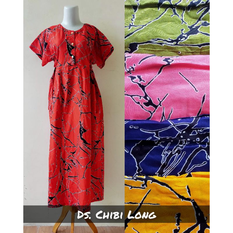 Daster Chibi Centini Panjang Pilih Motif || Grosir Daster Busui || Grosir Daster Murah || Daster Ray
