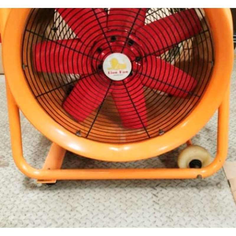 (KC_S)portable blower/fan 18 inch merk LION FAN (dengan roda)