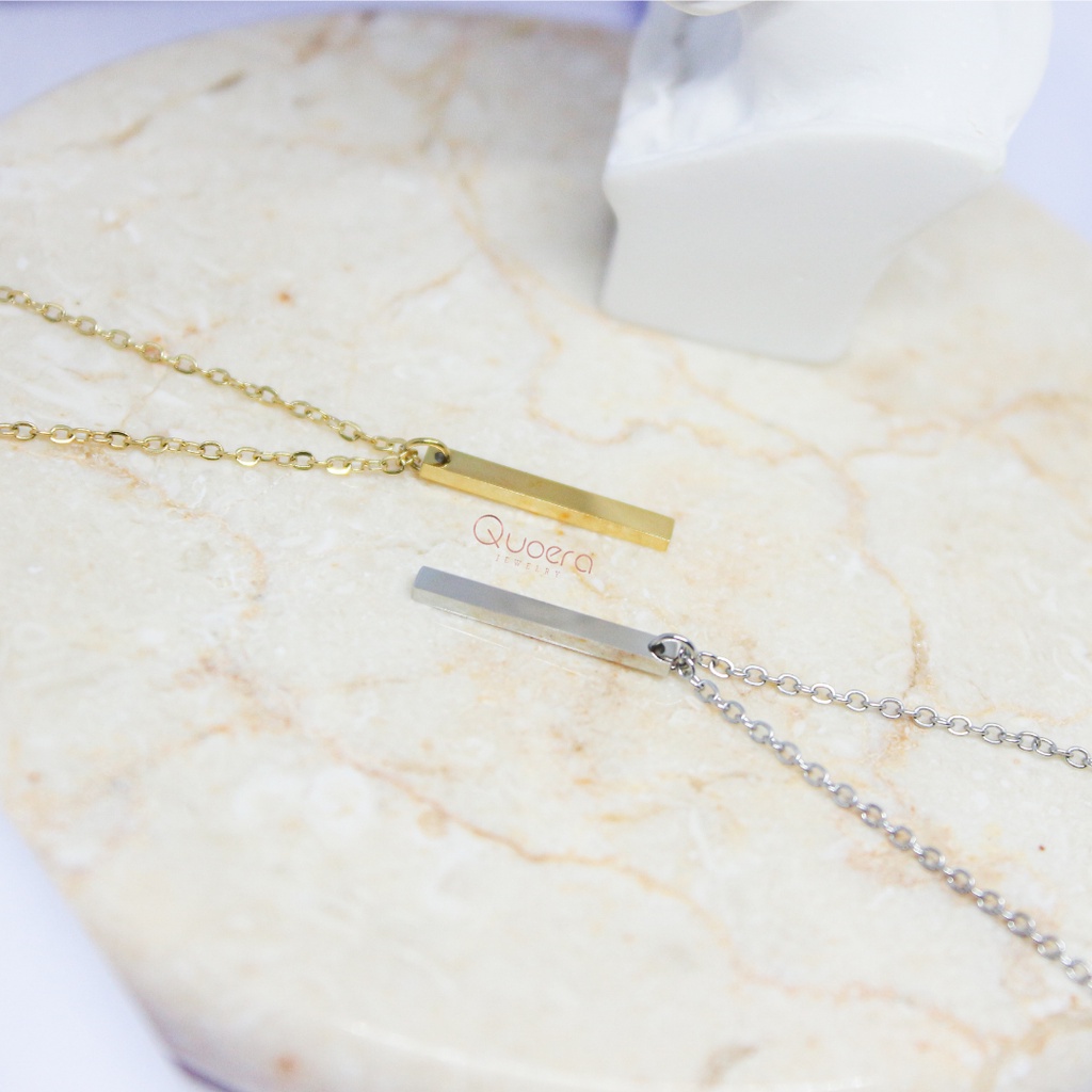 Quoera - Ophelia Necklace | Kalung Stainless Steel Anti Karat