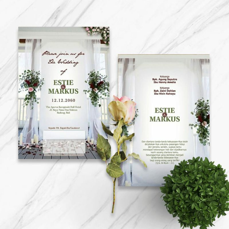 

UNDANGAN PERNIKAHAN MURAH UNIK ELEGAN - UNDANGAN NIKAH