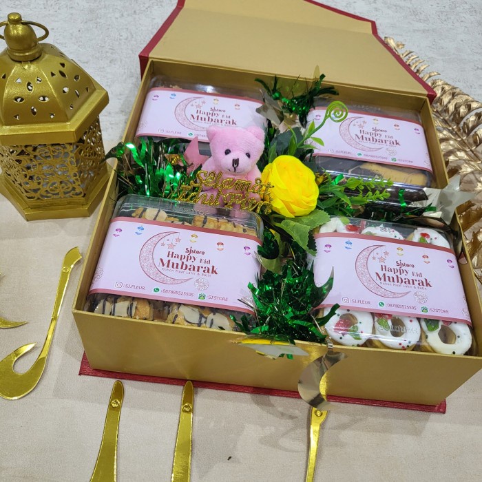

Paket box hampers lebaran parcel idul fitri ramadhan kue kering 250