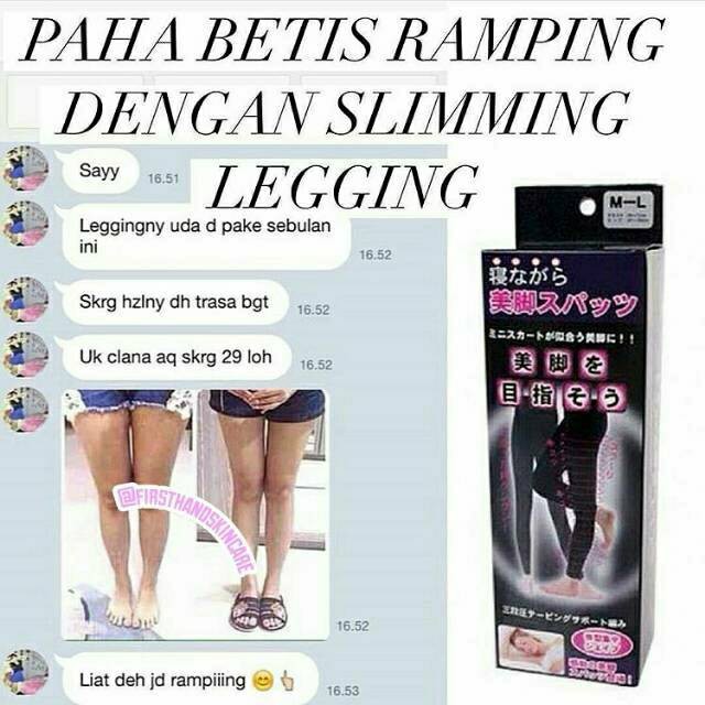 LEGGING SLIMMING NIGHT LEGING PENGECIL BETIS DAN PAHA ( BAHAN TEBAL )