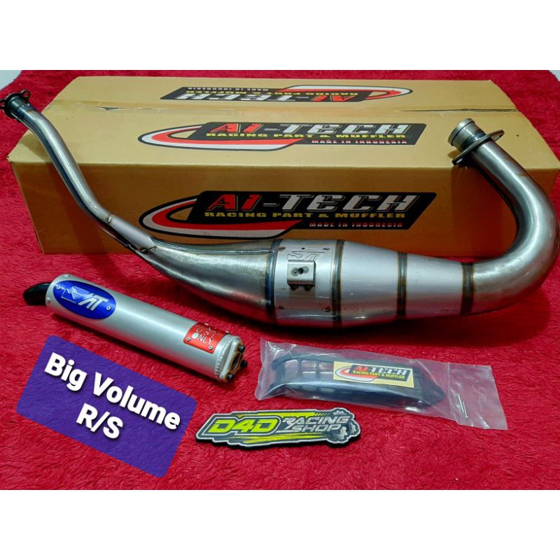 Knalpot AITECH Big Volume Cobra galvanis ninja R S RR ORIGINAL model CMS CMS1