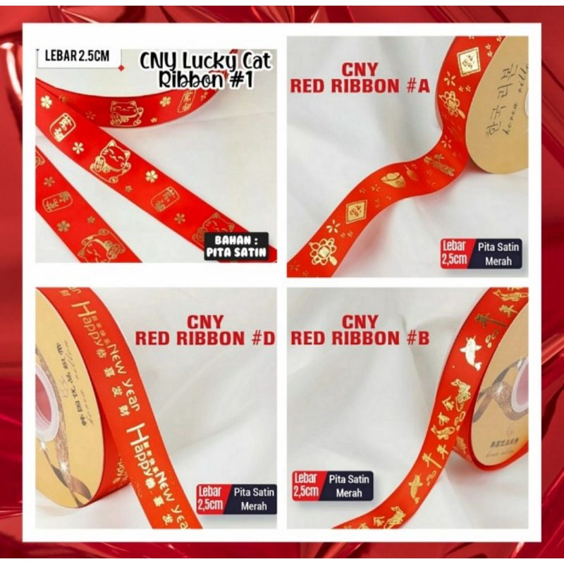 

Pita Imlek CNY Ribbon Chinese New Year