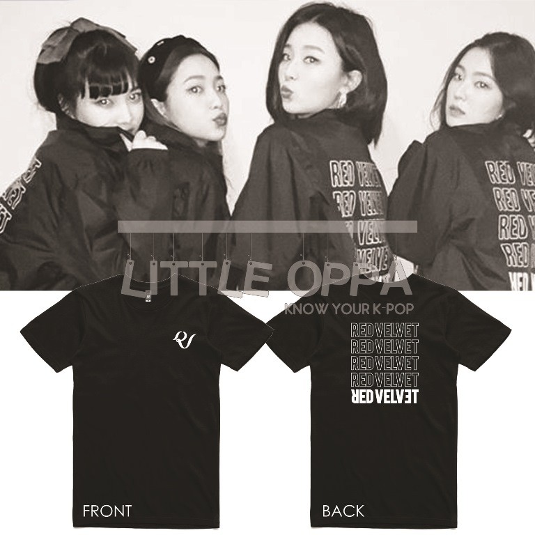 T-SHIRT KAOS RED VELVET MULTIPLE LOGO