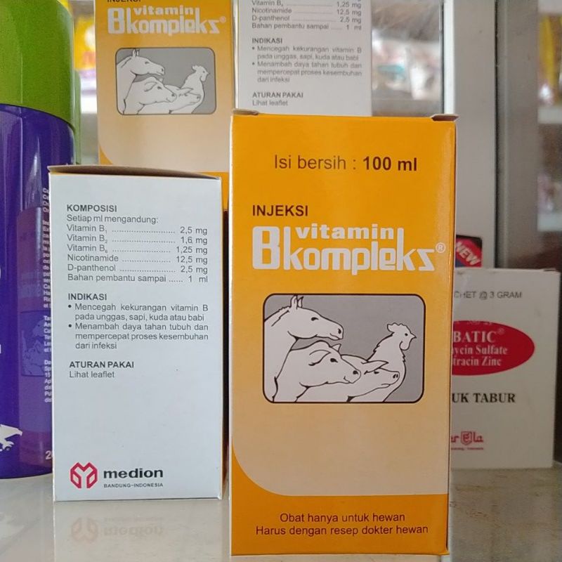 Jual Vitamin B Kompleks Injeksi Medion | Shopee Indonesia