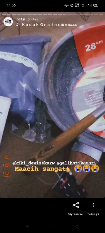 Cypruz Fry Wok / Wajan Penggorengan Marble Gg Kayu 28 Cm