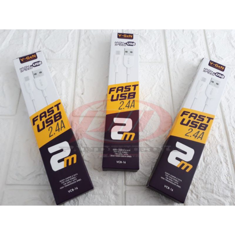 KABEL DATA MICRO V-GEN VCB-16 FAST CHARGING 2M