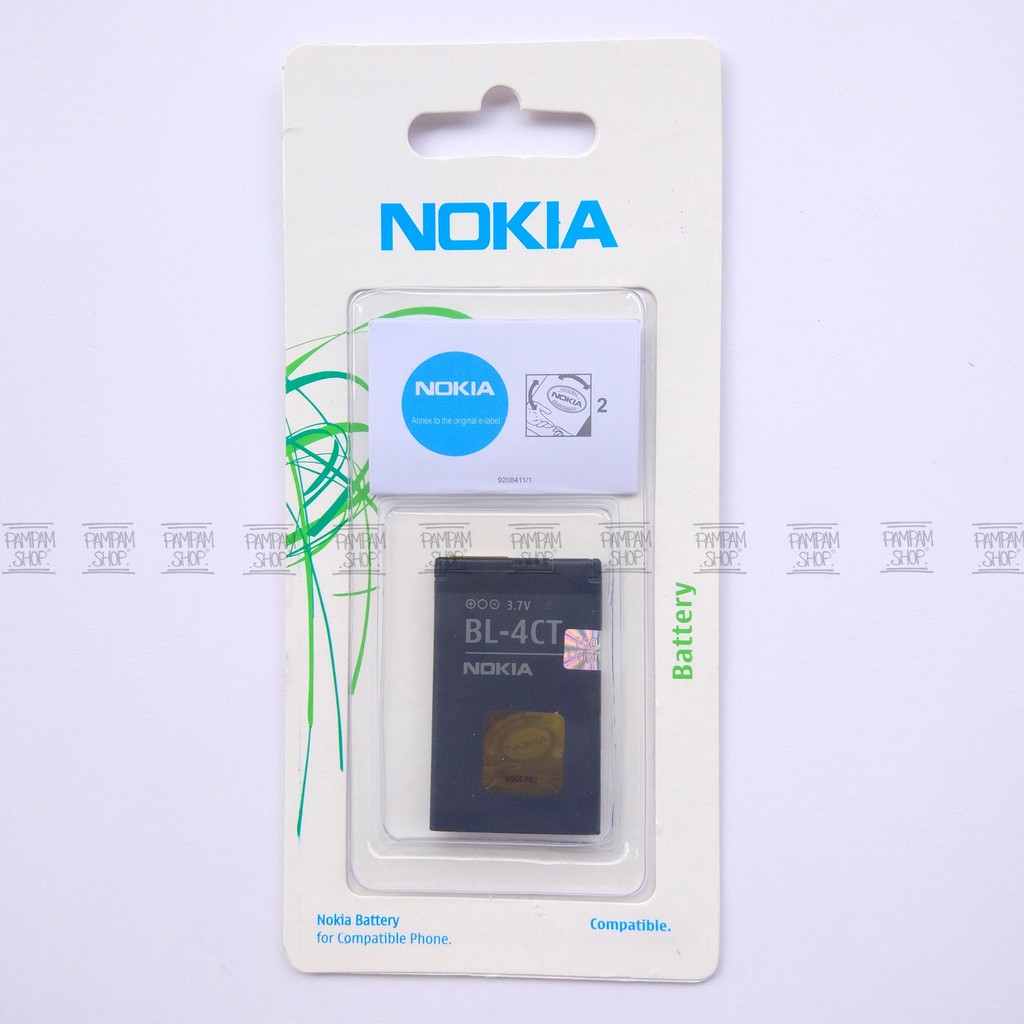 Baterai Nokia BL4CT BL-4CT 7210 7310 Supernova 7230 X3-00 X3 Original OEM Batre Batrai Ori