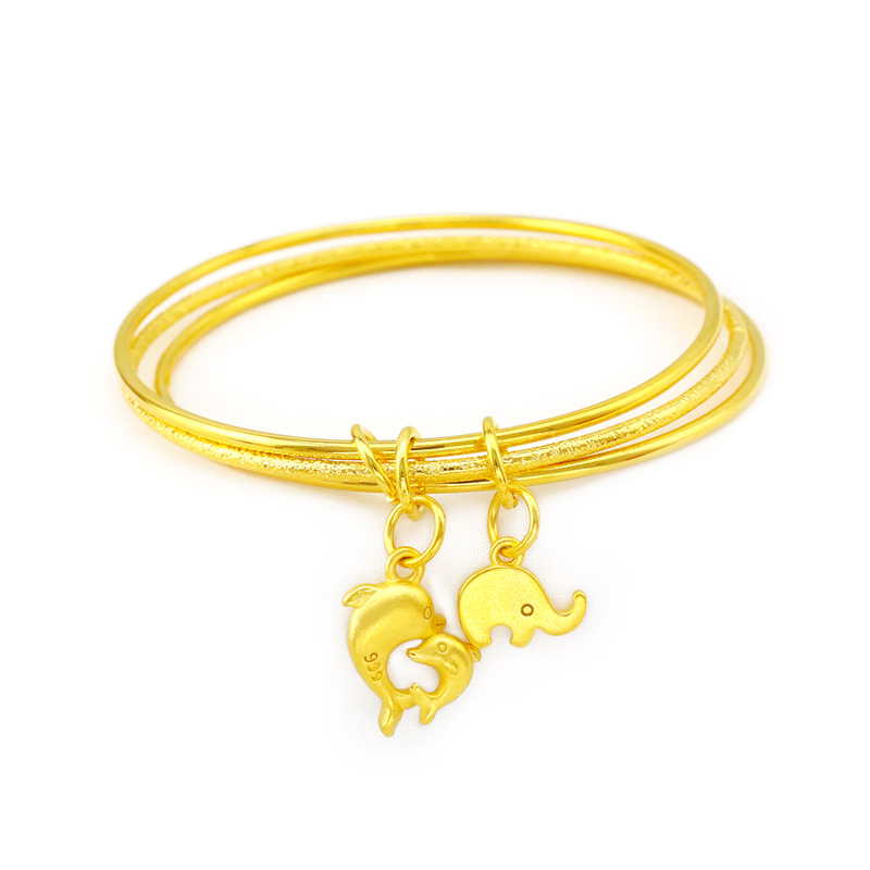 Gelang Lapis Emas Asli Kadar 375 Gaya Bangkok Adjustable Untuk Wanita