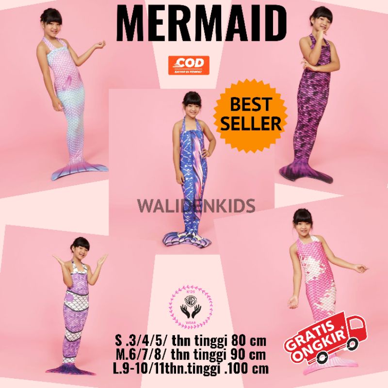 Jual Baju Mermaid Baju Renang Mermaid Kostum Mermaid Baju Duyung Baju