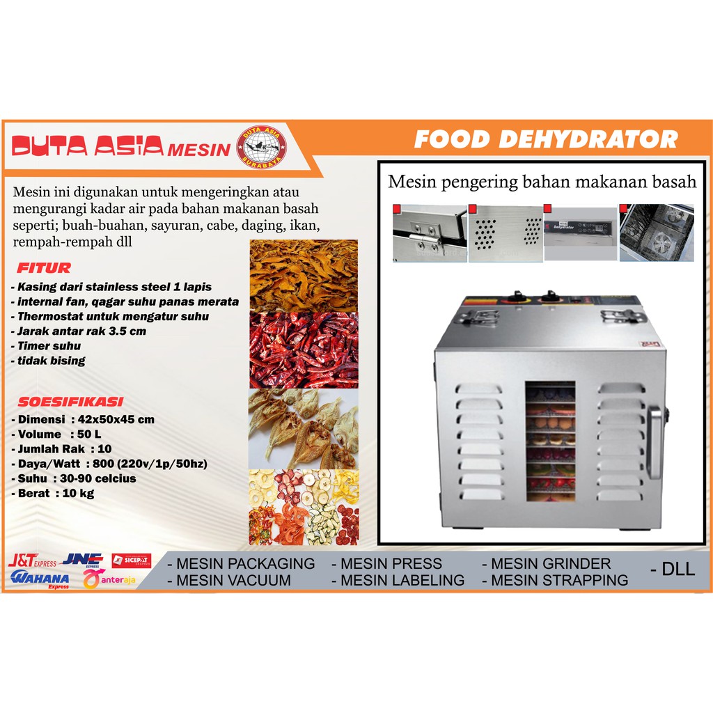 FOOD DEHYDRATOR/ MESIN PENGERING MAKANAN