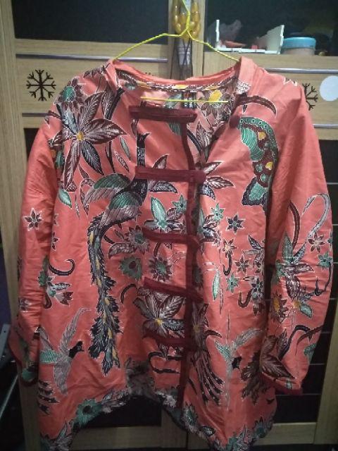 Atasan Batik Wanita Blouse M L Xl Xxl Xxxl 5l Jumbo