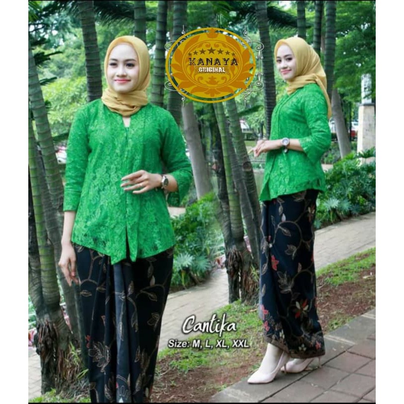 Set Kebaya Brukat Kanaya Terbaruu