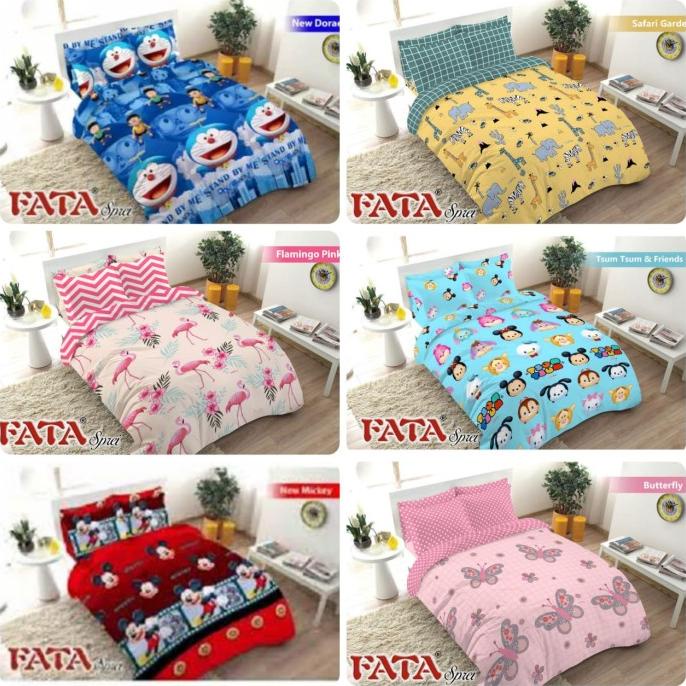 BEDCOVER SET FATA KARAKTER ANAK CANTIK 180X200 & 160X200