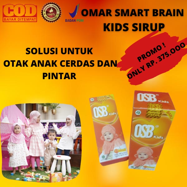 OSB HERBAL Vitamin Otak Anak Cerdas Dan Pintar - Madu OSB KIDS Herbal Alami Original BPOM
