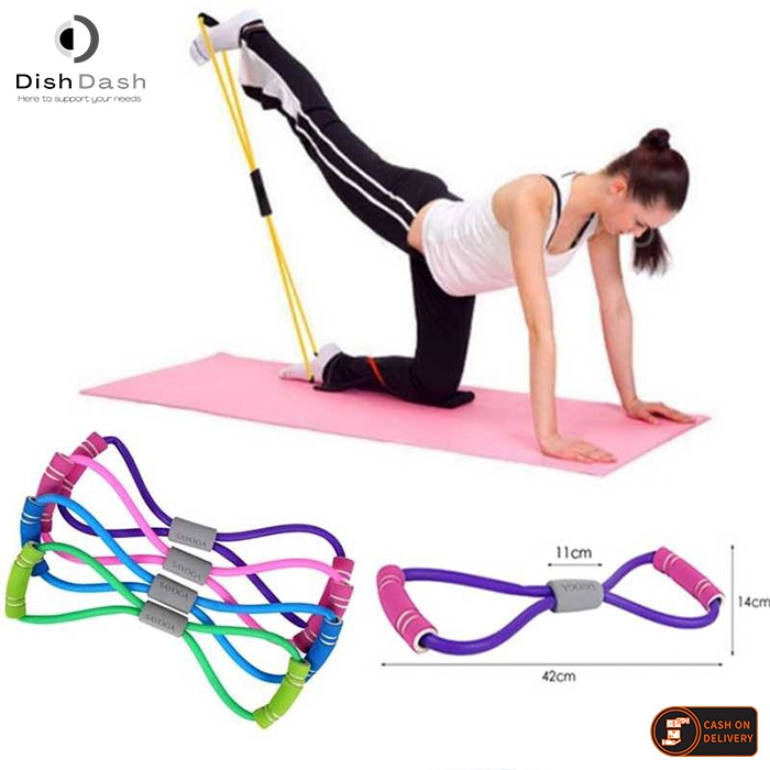 [BAYAR DI TEMPAT] 1 Pcs Tali Streching Untuk Pemanasan Yoga / Tali Peregangan Kaki / Alat Yoga