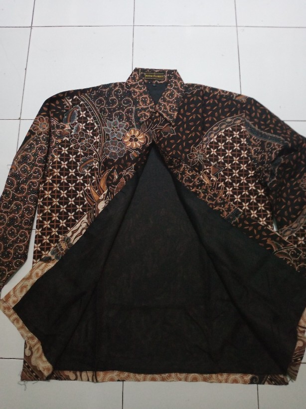 Vijay Kemeja Batik Pria Full Furing Katun Sragenan