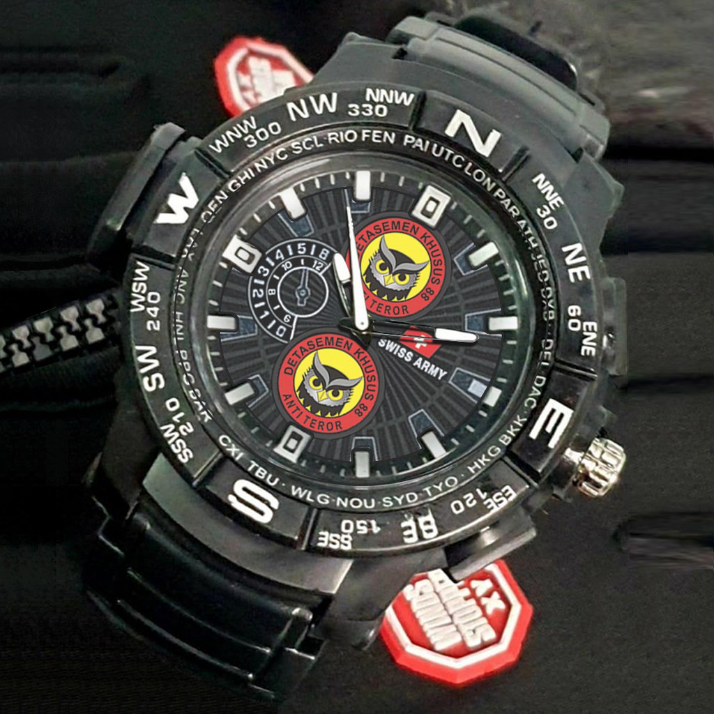 (EXCLUSIVE) Jam Tangan DENSUS 88 -  Sport Bagus