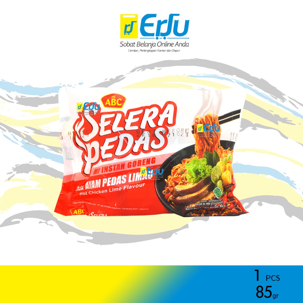 

ECER ABC Selera Pedas Ayam Limau Pedas Mie Instan Goreng Halal MUI - 85gr