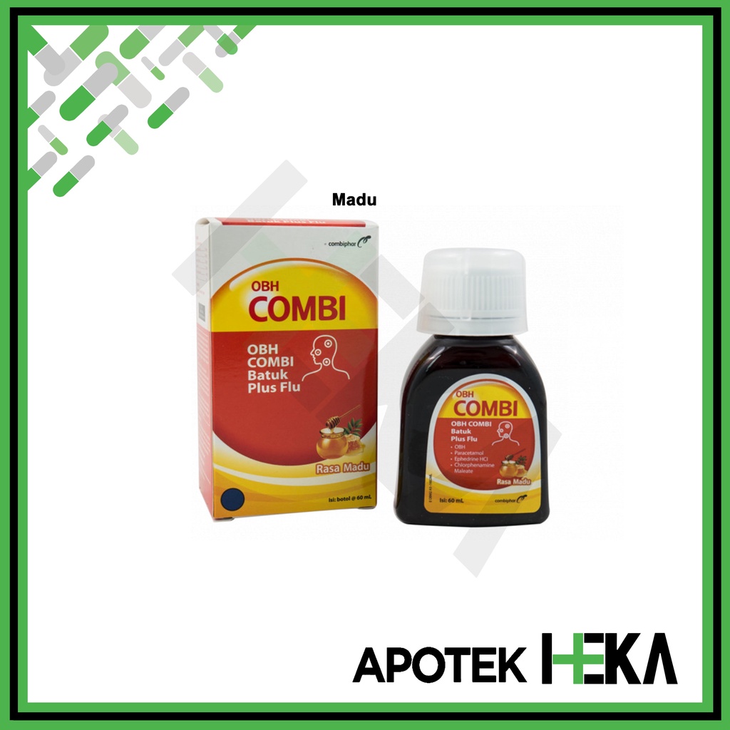 OBH Combi Batuk Plus Flu 60 ml / 100 ml - Sirup Obat Batuk Dewasa (SEMARANG)