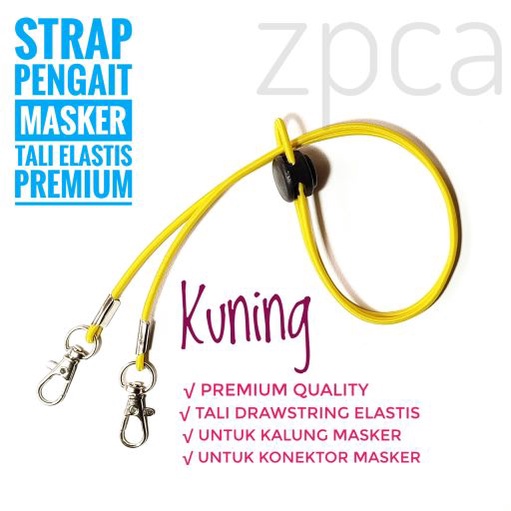 Strap Pengait Masker Konektor Hijab Tali Elastis