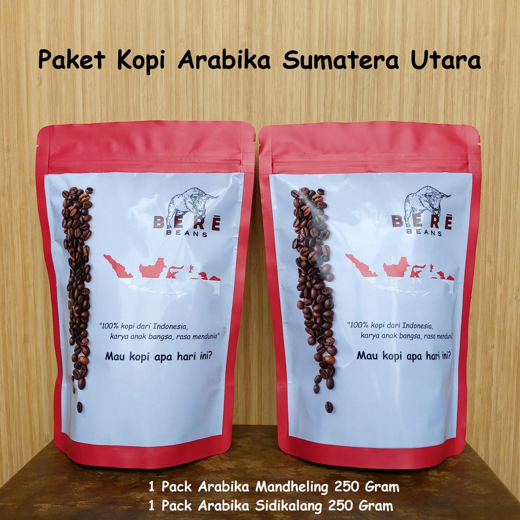 

PAKET KOPI ARABIKA PROVINSI SUMATERA UTARA Sidikalang Mandheling Indonesia 250 GRAM Biji Coffee Bean