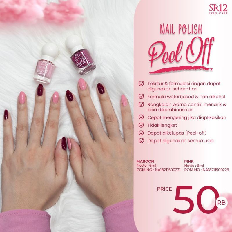 Nail Polish Sr12/kutek kuku/cat kuku halal/kutek kuku halal