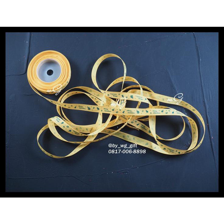 

Pita Merry Christmas- Kuning Tua ;Lebar 1.2 Cm ;Panjang 20Yard