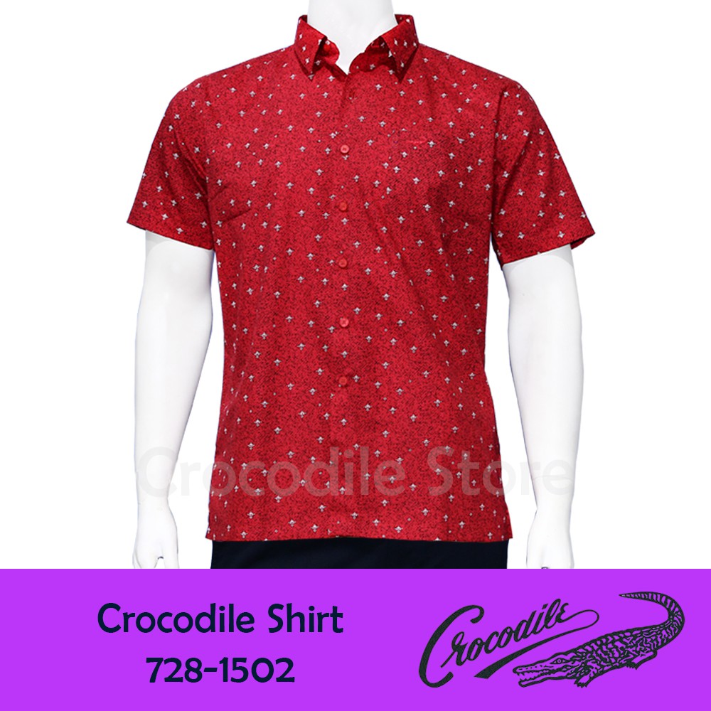 Kemeja Pria Lengan Pendek Crocodile 728-1502