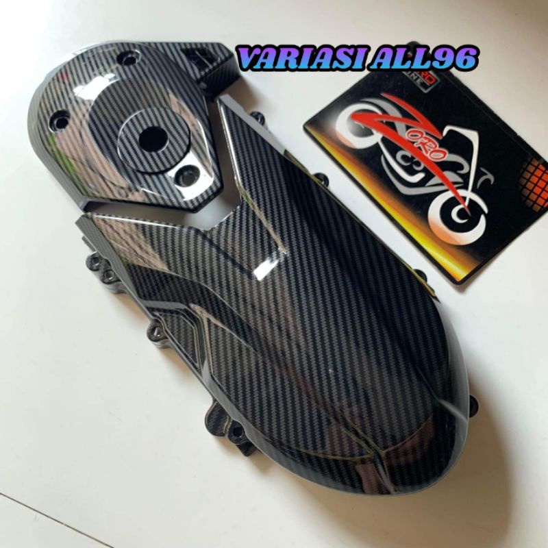 Paket Cover Carbon Cvt+keong Honda Genio New Karbon ZORO