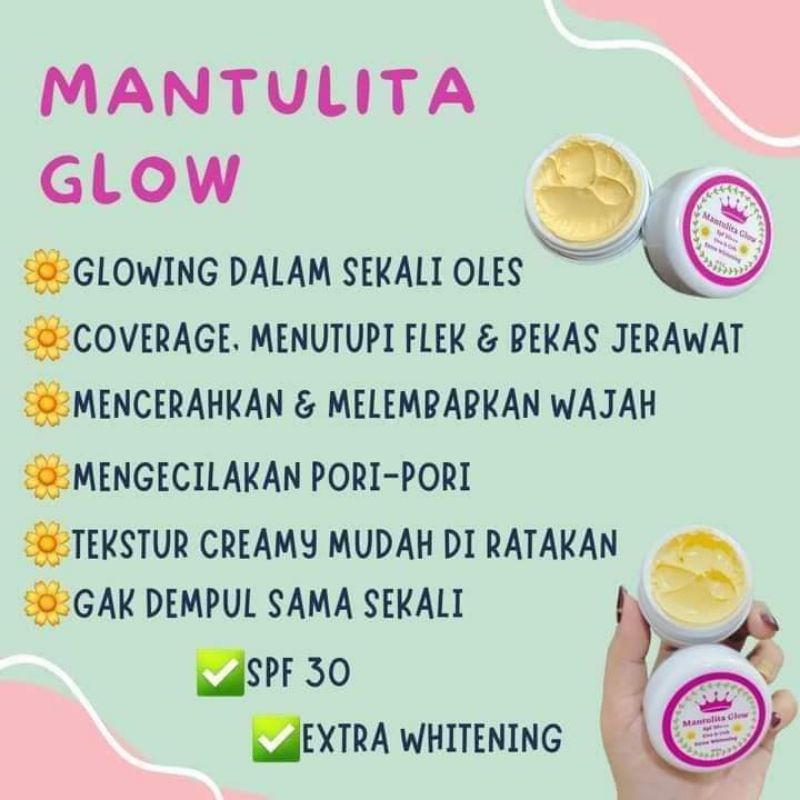 Sunscreen Mantulita Glow