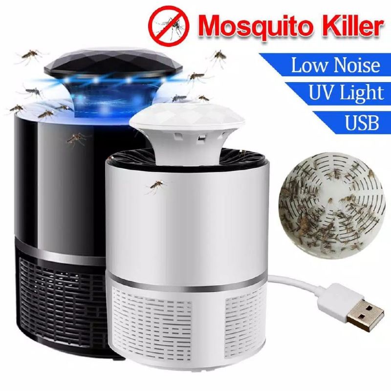 Perangkap Nyamuk Mosquito Killer Lampu LED UV Ultraviolet Elektrik