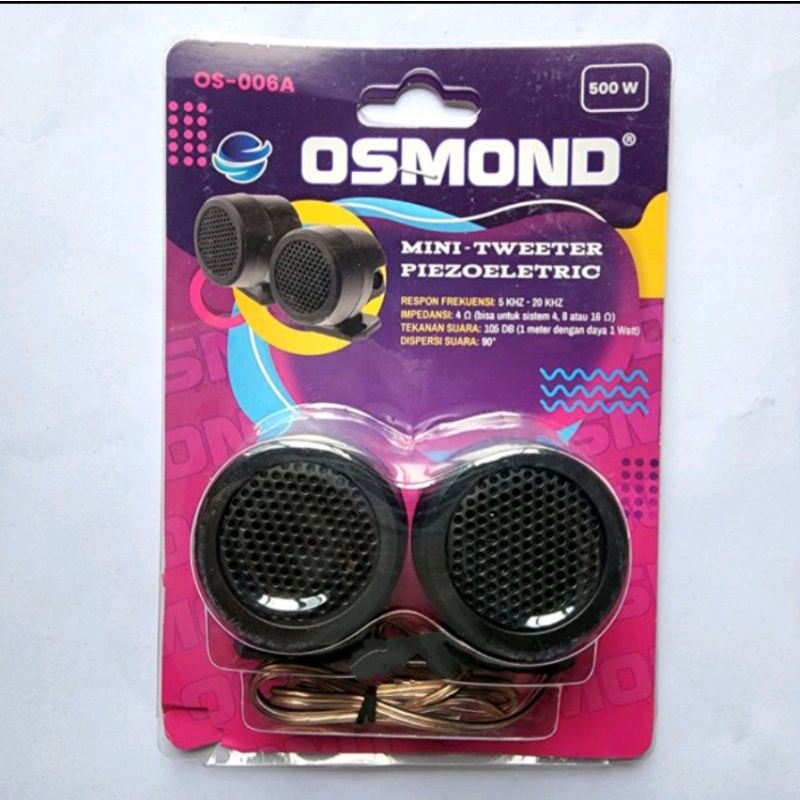 Tweeter speaker mobil Osmond mini tweter mobil 500 watt suara jernih