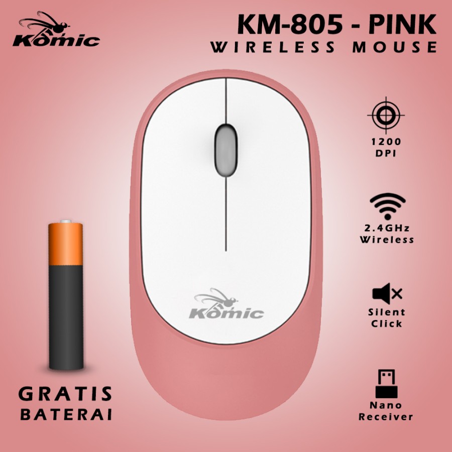 MOUSE WIRELESS KOMIC KM805