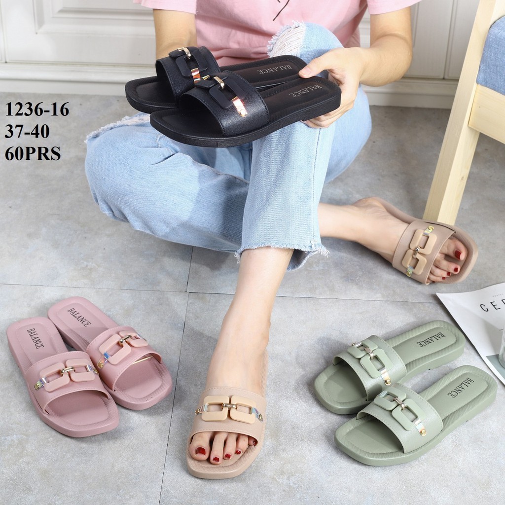 Sandal Selop Import RANTAI Balance / Sandal Jelly 1236 - 16